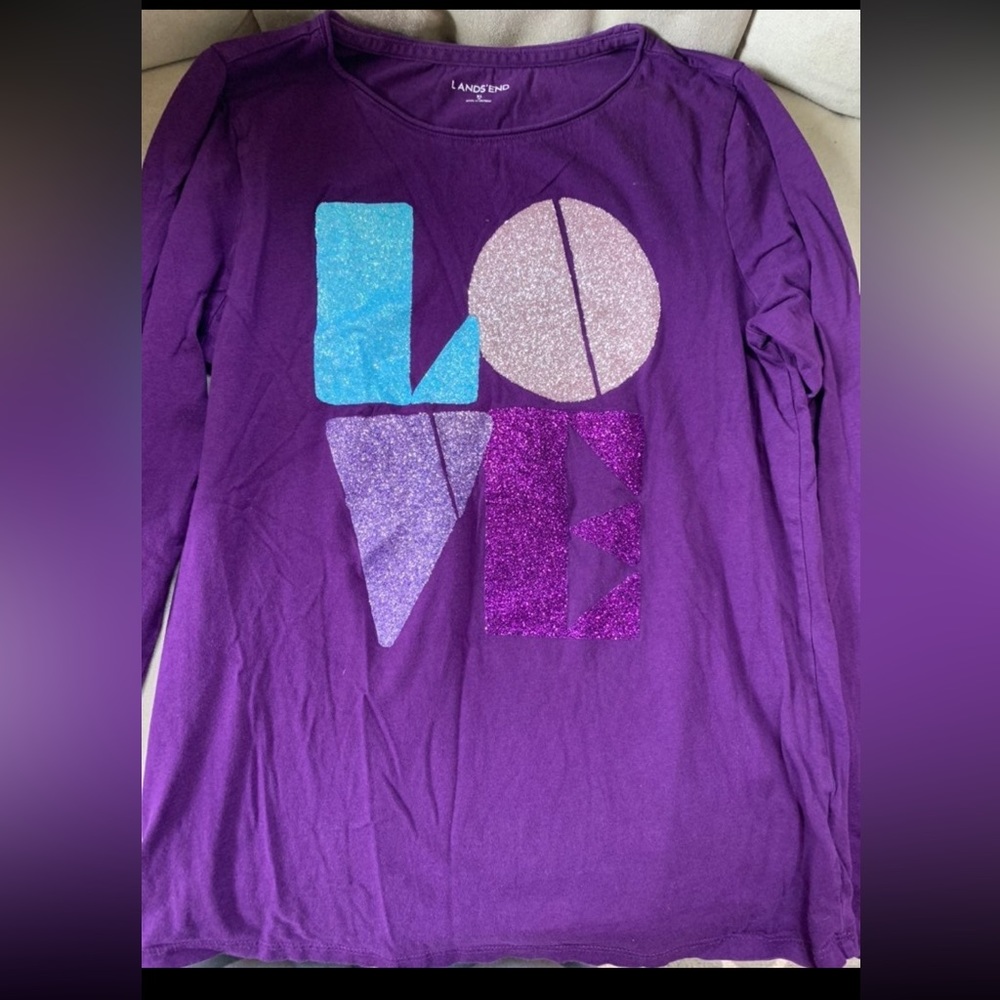 Lands End girls long sleeved tshirt size 16